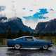 Mustang in front of the Tetons for your time